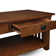 Brockton Solid Wood Coffee Table in Medium Oak