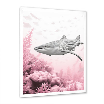 " Pink And Gray Shark Dance "