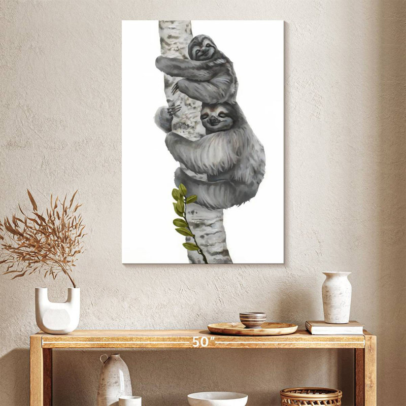 Brampt Sleepy Sloths, 24" H x 16" W