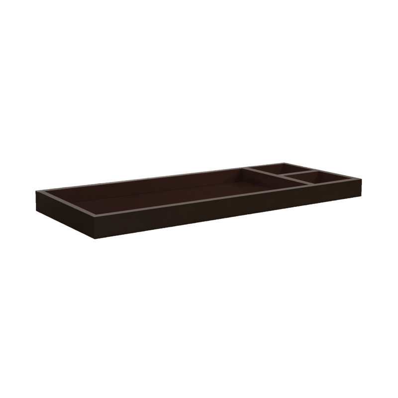 Universal Wide Removable Changing Tray, Dark Espresso