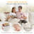Boneless 79" Compact Cloud-Style Sectional, Chenille Sofa With Ottoman, High-Density Boneless Compression Foam-1918529835-1917534290
