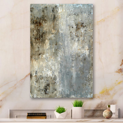 Art moderne gris et bleu II 2PT47754