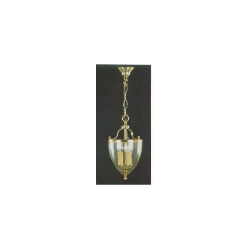 Cowie 3 - Light Urn Pendant, Polished Brass
