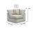 Nolte Pebble 12-piece Modular Sectional With Ottomans