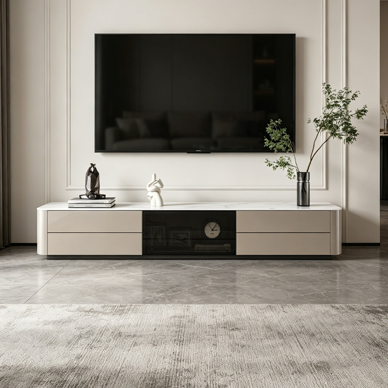 Osbourne, 16.53"H x 86.61"L x 15.74"W, White
