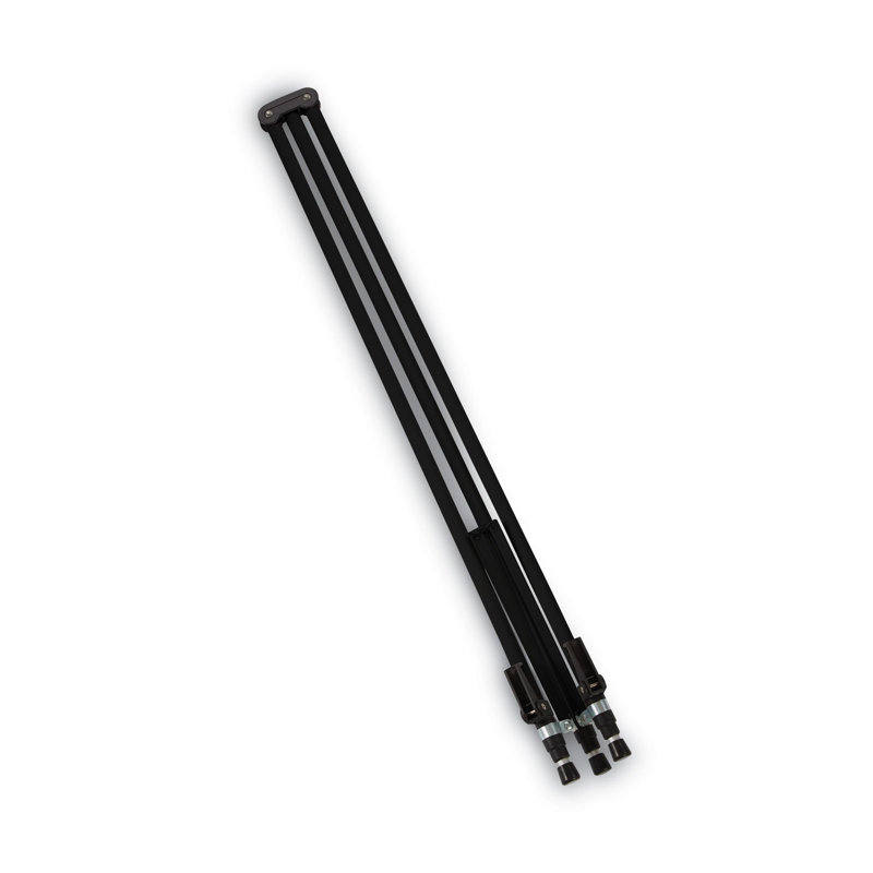Black Adjustable Aluminum and Steel Telescoping Easel Stand