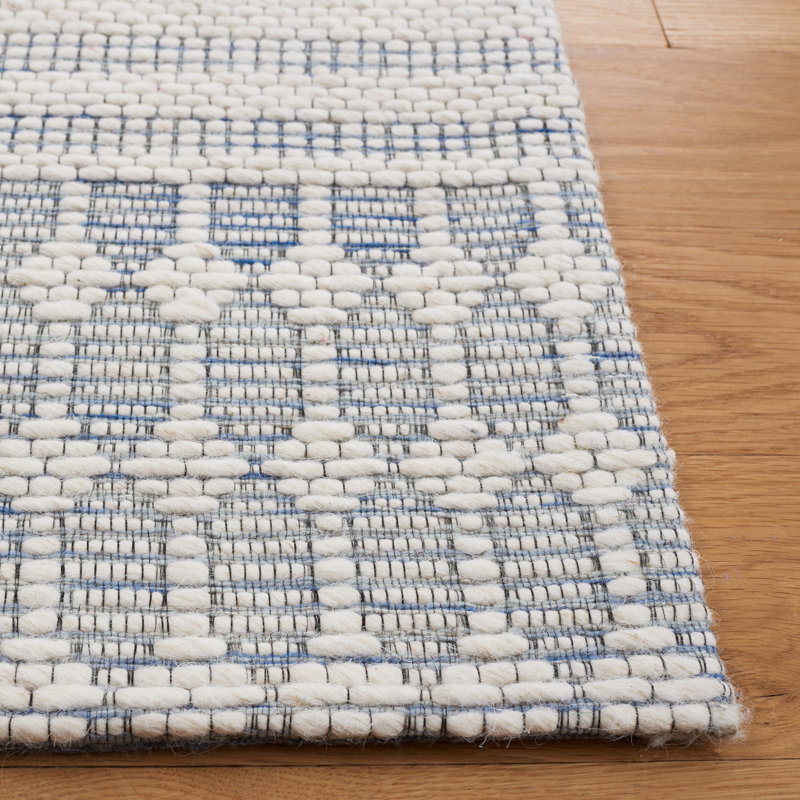 Tapis géométrique tissé à la main Brag, Tapis de couloir 2 pi 3 po x 9 pi