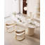 Bureau de luxe en pierre frittée clair-805282507
