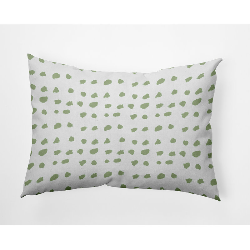 Polyester Indoor/Outdoor Throw Pillow, 14" H x 20" W, Rectangle