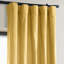 Paire de rideaux semi-transparents pour chambre à coucher Richardson - Paire de rideaux en coton texturé-442460452-491264650