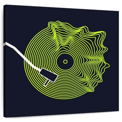 Abarca Neon Vinyl Record
