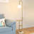 Galston 60.2'' Gold Tray Table Floor Lamp