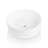 Sinber 18" x 18" x 6.3" White Round Ceramic Countertop Bathroom Vanity Vessel Sink