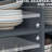 Dark Gray Rolling Kitchen Island With Counter Alterability - 2 Drawers, Adjustable Shelves For Management In Leaf Dining