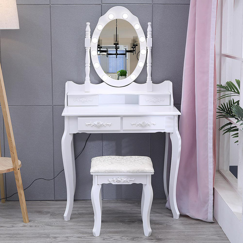 Deitz Dressing Table with Mirror