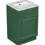Meuble-lavabo de 20 po avec lavabo, tablette de porte d'armoire et installation réglable. Trop-plein de texture en céramique. Pour un fonctionnement sans bruit. Lavabo autoportant à assemblage autonome. Configuration.-2057643656