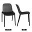 Chaise de salle à manger de patio moderne intérieur / extérieur - polypropylène durable, conception résistante aux intempéries-99895880