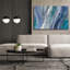 «Merging Rivers» par Albena Hristova, art mural sur toile-380207494
