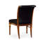 Chaise d'appoint rembourrée en cuir Icare