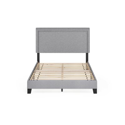 Winston Porter Carlester Upholstered Low Profile Platform Bed & Reviews ...