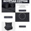 Ensemble de housse de couette moderne et contemporain en mélange de coton égyptien Lunete-250884928-250887748