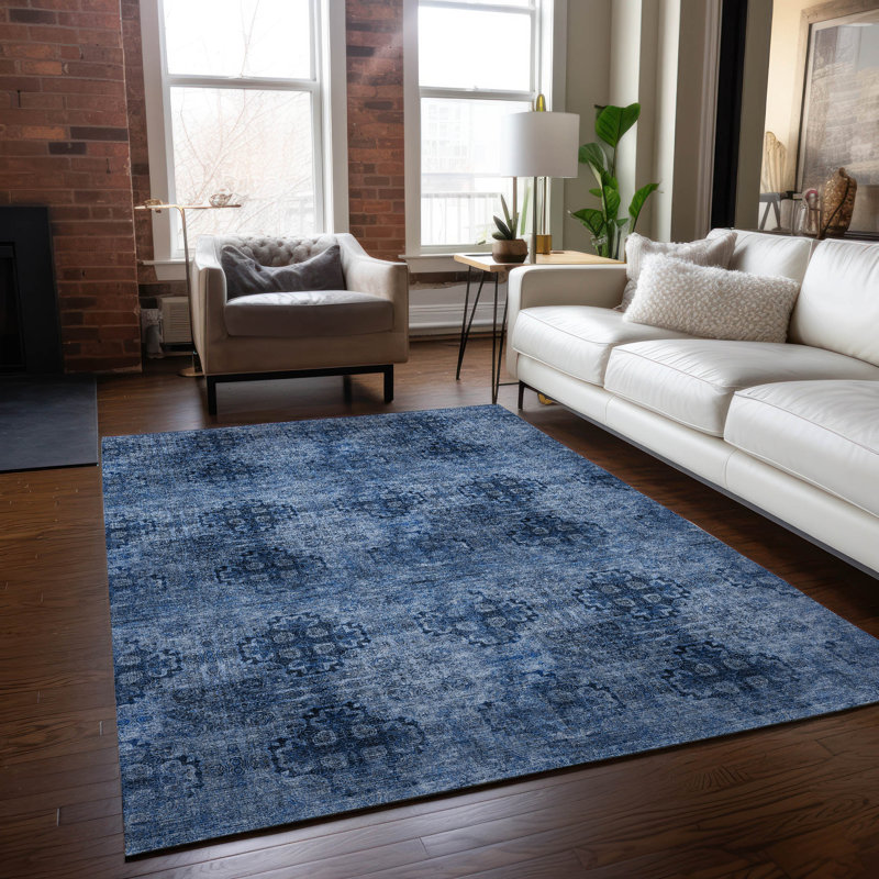 Floral Indoor / Outdoor Rug, Rectangle 10' x 14'
