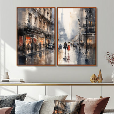 Paysage urbain Fashion Couture - décoration murale glam