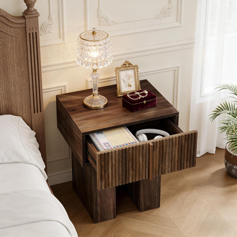 Table de chevet, table de chevet avec rangement