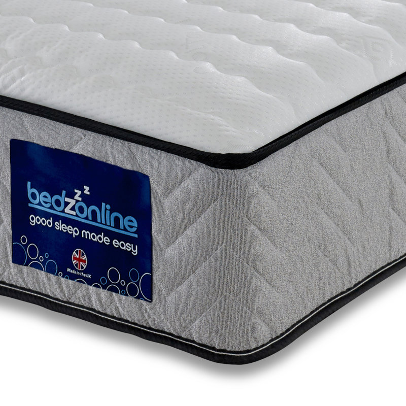 Winksleep Hybrid Memory Foam & Spring Mattress – Orthopaedic Support with Open Coil, Single (3')