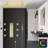 Brindisi Brushed Gold LED Shower System with Touch Panel Thermostatic and Multiple Functions