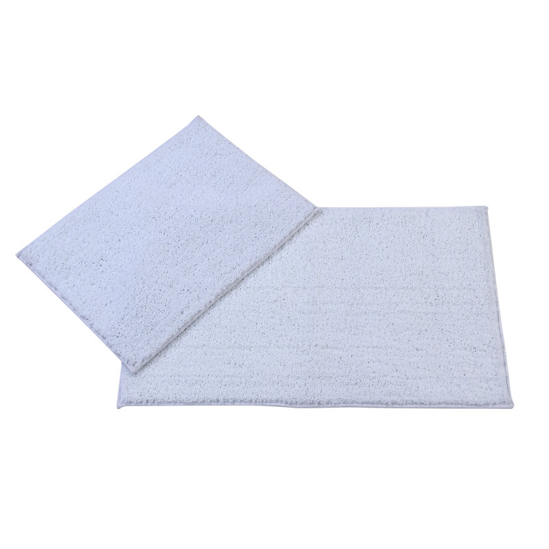 Alheide Non-Slip Bath Rug, White