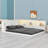 Functional Wooden Daybed with Open Storage Shelves, LED Lights & USB Ports-1770098917