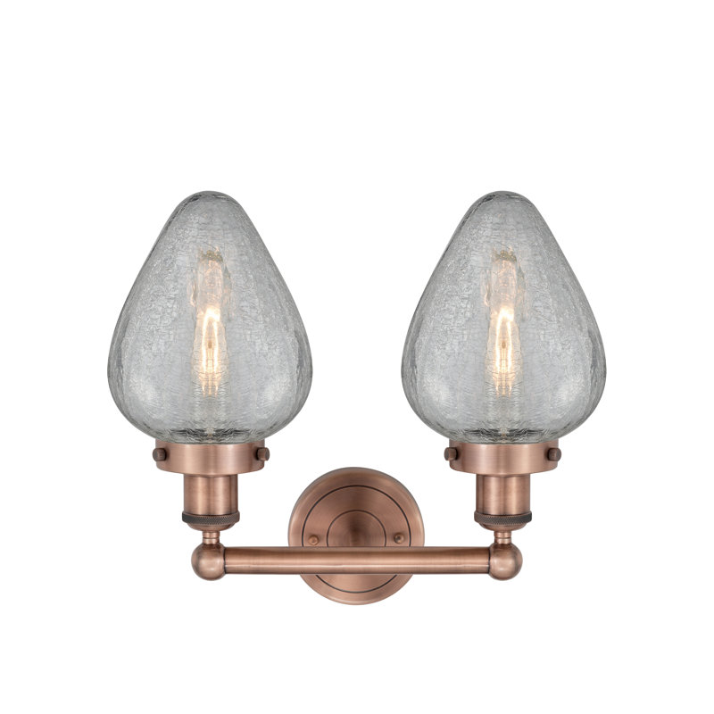 Ameet 2 - Light Dimmable Vanity Light, Antique Copper