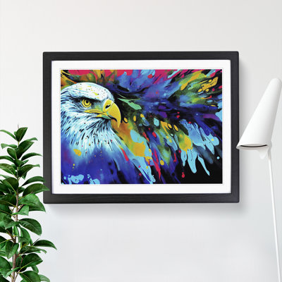 Eagle Bird Splash Vol.6 Abstract - Single Picture Frame Print