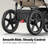 Adjustable Handlebar All-Terrain Frame Jogging Stroller For Babies & Toddlers-123068293