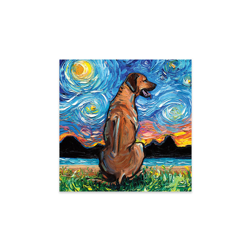 " Rhodesian Ridgeback Night " Acrylic Print
