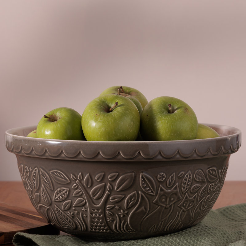 In The Forest Earthenware Mixing Bowl