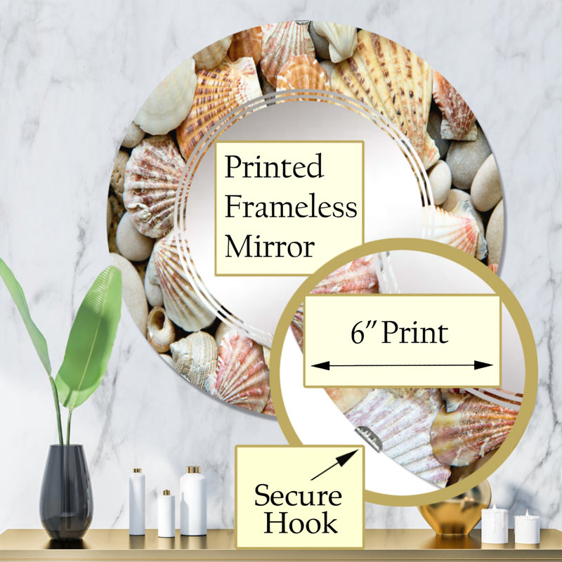 Miroir de salle de bain mural rond, 32 po x 32 po