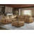 Khaki Brown Faux Leather