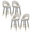 Tabouret de comptoir pivotant avec dossier bas et repose-pieds en métal 25 po AriaHome-1607245629-1607245630