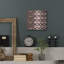 Art mural en métal «Rustic Mat 1 Blush C» par Sue Schlabach-1499296852