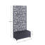 Metal Outdoor Privacy Screen With Planter 90cm X 180cm-122081734