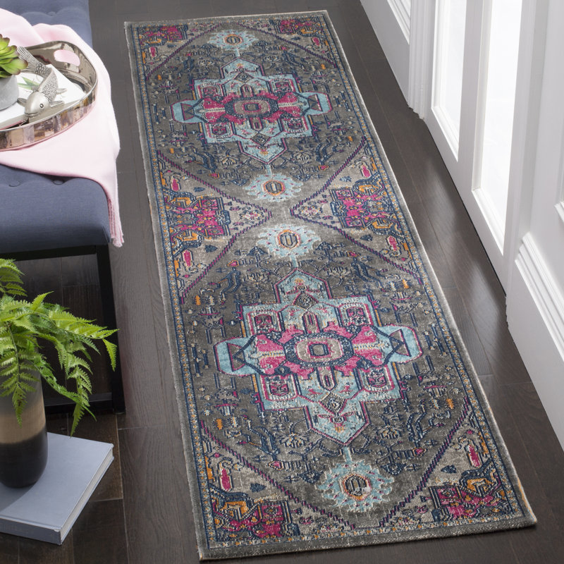 Averi Oriental Hand Woven Area Rug, Runner 66 x 244 cm
