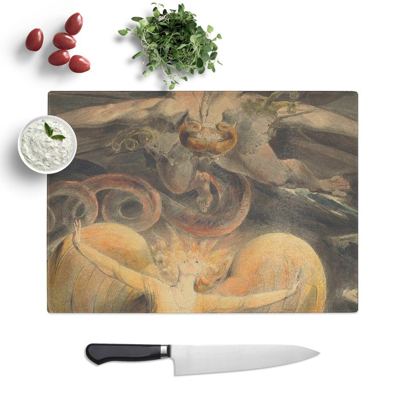 The Great Dragon by William Blake Chopping Board, 20cm W x 28.5cm L