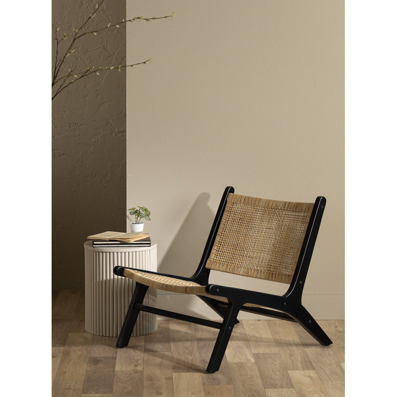 Balka Rattan Lounge Chair, Black