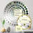 Green Techno Fusion Maze - Spiral Circle Wall Mirror-101223763