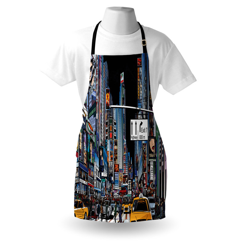 No Pattern Bib Apron