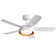 42" 5 - Blade Modern White LED Ceiling Fan Light With Remote Control