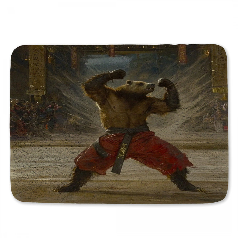 Tapis de bain Bear, L 34 po x l 21 po