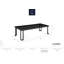 Ajaypal Rectangular Metal Outdoor Coffee Table , cm W 60cm cm D-70347673-70347675